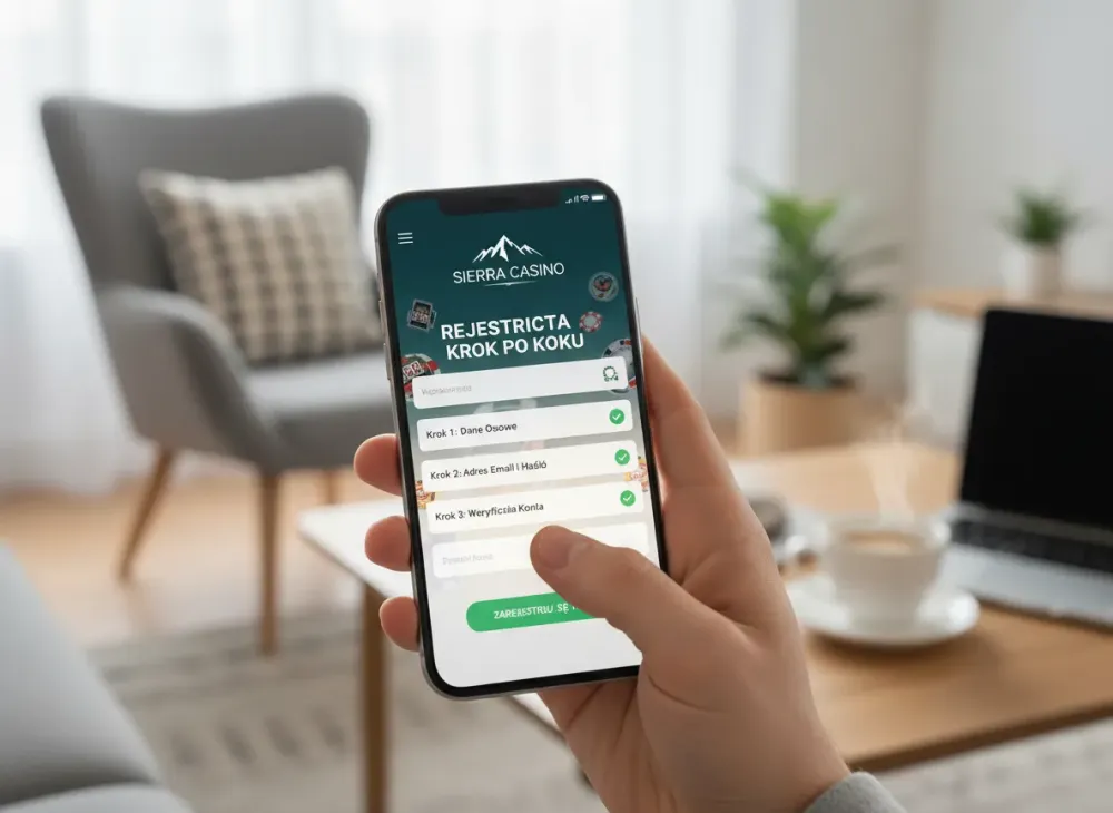 Sierra casino rejestracja krok po kroku dla graczy
